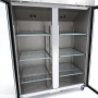 Професионален хладилен шкаф със стъклени врати – 1200 л, снимка 3