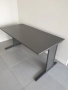 160x80x75см/голямо офис бюро/цвят сив-графит, снимка 1