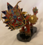 Китайски античен червен метален дракон, снимка 3