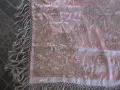 Копринена покривка , бродерия сърма и копринени конци, снимка 2
