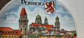 Декоративна винтидж порцеланова стенна чиния Passau 19x19см, снимка 6