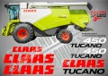 CLAAS Tucano 570 стикери надписи, снимка 4