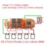 BMS  Контролер за зареждане на литиево йонни батерии, 25А зарядно за 5 клетки , снимка 1 - Друга електроника - 27626226