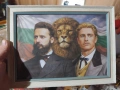 Портрети на Васил Левски и Христо Ботев , снимка 3