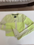 Неонова зелена еластична спортна блуза топ Nike Найк , снимка 2