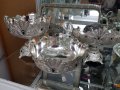 Красиви метални купи и бонбониери със сребърно покритие, снимка 1