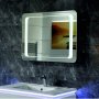 Огледало за баня 60х80 см  с вградено LED осветление и нагревател, снимка 1 - Огледала - 27506012