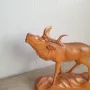 Дървена фигура на елен- ръчна изработка, снимка 2