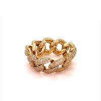 Златен дамски пръстен 4,66гр. размер:53 14кр. проба:585 модел:16400-5, снимка 2 - Пръстени - 40770012