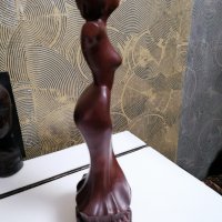 Венера от Куба-екзотична дървена пластика, снимка 3 - Статуетки - 38280645