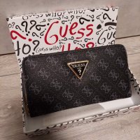 Черно портмоне  Guess код SG415, снимка 1 - Портфейли, портмонета - 38475866