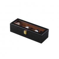 Луксозна черна дървена кутия за часовници, снимка 7 - Други - 32466257