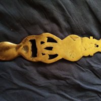 сувенирна бронзова лъжица, снимка 4 - Антикварни и старинни предмети - 26625695