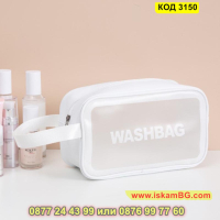 Чанта органайзер за козметика при пътуване с дръжки Washbag - КОД 3150, снимка 12 - Други - 44841722