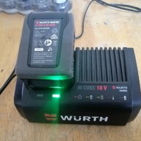 ЗАРЯДНО WURTH M-CUBE + БАТЕРИЯ 18V 5Ah, снимка 2 - Други инструменти - 43129592