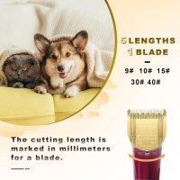 Резервни ножчета за подстригване на кучета BESTBOMG 5 в 1, снимка 4 - За кучета - 43341967