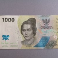 Банкнота - Индонезия - 1000 рупии UNC | 2022г., снимка 1 - Нумизматика и бонистика - 38286517