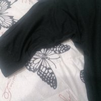 Блуза 48/50 размер черна , снимка 4 - Блузи с дълъг ръкав и пуловери - 43913027