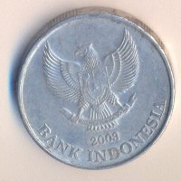 Индонезия 500 рупии 2003 година, снимка 2 - Нумизматика и бонистика - 26717307
