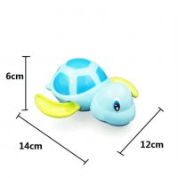 3271 Плуваща костенурка за баня, детска играчка за баня, с навиване , снимка 2 - За банята - 34914136