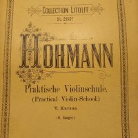стари партитури за цигулка Hohmamm, снимка 1 - Антикварни и старинни предмети - 43687709