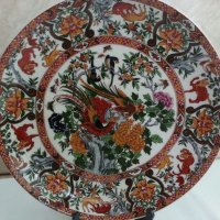 китайска порцеланова чиния ръчна изроботка, снимка 6 - Антикварни и старинни предмети - 26223816
