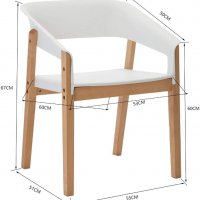 Висококачествени трапезни столове МОДЕЛ 70, снимка 4 - Столове - 36796983