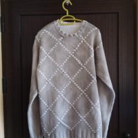 блуза плетиво ромбоиди , снимка 1 - Пуловери - 26535184