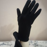 Дамски ръкавици Текстил Черни , снимка 2 - Ръкавици - 43661825