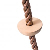 Въже за катерене с дървени стъпалца Код: 20066643 Размери (см.): 200 Класическо въже за катерене, снимка 2 - Други - 37041573
