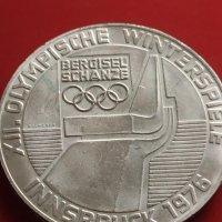 Сребърна монета 100 шилинга 1976г. Австрия XII Зимни олимпийски игри Инсбрук 41418, снимка 12 - Нумизматика и бонистика - 43567931