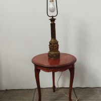 Френска месингова лампа, снимка 8 - Настолни лампи - 44847241