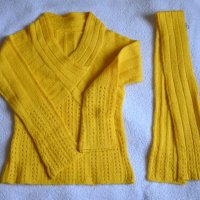 Дамска блуза, плетиво, пуловер размер М-Л , снимка 2 - Блузи с дълъг ръкав и пуловери - 27514316
