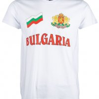 Нова мъжка тениска с трансферен печат България, знаме и герб, снимка 10 - Тениски - 27995178