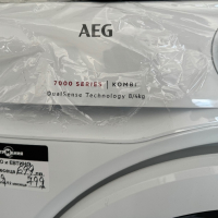 пералня със сушилня ,AEG' 7000 Series Kombi DualSense L7WDB861G 8+4кг, снимка 2 - Перални - 44876401