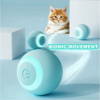 Pet Gravity Интерактивна 360° Самовъртяща се гравитационна топка с LED светлина/игра за котки, снимка 2 - Друга електроника - 43039485