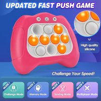 SIENBOR Quick Push игрова конзола, 4 режима на игри, 120 нива, снимка 6 - Образователни игри - 44124125