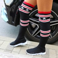 Balenciaga boots 👢 дамски чизми ластичен чорап , снимка 3 - Дамски ботуши - 43522477