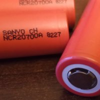Sanyo NCR20700A, 3300mAh 30A индустриална акумулаторна батерия , снимка 2 - Оригинални батерии - 44102232