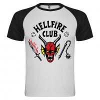 НОВО! Мъжки тениски HELLFIRE CLUB - Stranger Things! Поръчай тениска по твой модел!, снимка 1 - Тениски - 37672414