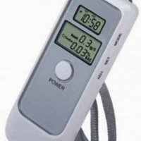 Алкохолен цифров тестер тип дрегер, часовник, аларма и термометър, снимка 1 - Аксесоари и консумативи - 32460447