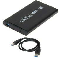 ANIMABG Кутия за преносим хард диск HDD SSD 2.5 SATA с USB 3.0 връзка към PC компютър лаптоп Laptop , снимка 5 - Захранвания и кутии - 44083736