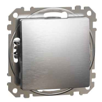 Продавам Бутон 10A Драскан алуминий SCHNEIDER ELECTRIC Sedna Design, снимка 1 - Други - 44894383