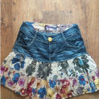 Desigual Falda Colona - страхотна пола, снимка 4 - Поли - 32225381