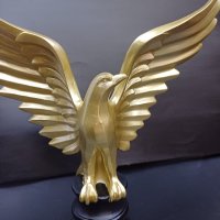 Златен орел с разперени крила висококачествен полирезин , снимка 9 - Статуетки - 43210514