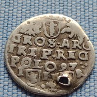 Сребърна монета 3 гроша 1597г. Сигизмунд трети Респосполита Полша 26930, снимка 6 - Нумизматика и бонистика - 42944552