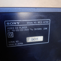 SONY.    MCE-K700 VCD KARAOKE, снимка 2 - Аудиосистеми - 44910101