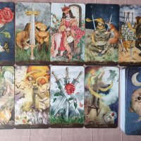 78 таро карти: Nicoletta Ceccoli Tarot & The Little Prince Tarot , снимка 7 - Карти за игра - 33677847