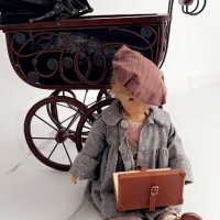 Ретро количка за кукли детска количка за кукли Антична количка за кукли Антична количка за кукли , снимка 13 - Антикварни и старинни предмети - 43069762