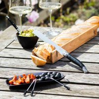 Комплект нож за хляб и дъска за багети Laguiole Style de Vie Premium Black, снимка 4 - Прибори за хранене, готвене и сервиране - 43778341
